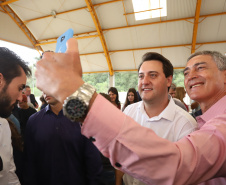 Governador Carlos Massa Ratinho Júnior inaugura em Guarapuava a nova sede do Colégio Estadual Leni Marlene Jacob  -  Guarapuava, 04/04/2019  -  Foto: Rodrigo Felix Leal/ANPr