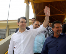 |Governador Carlos Massa Ratinho Júnior inaugura em Guarapuava a nova sede do Colégio Estadual Pedro Carli  -  Guarapuava, 04/04/2019  -  Foto: Jaelson Lucas/ANPr