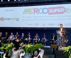 Governador Carlos Massa Ratinho Júnior abre a Mercosuper 2019 -  38ª Feira e Convenção Paranaense de Supermercados  -  Pinhais, 09/04/2019  -  Foto: Gilson Abreu/ANPr