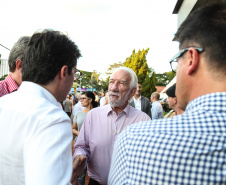 O governador Carlos Massa Ratinho Junior  assina ato que instala o Governo na Expolondrina nesta quarta-feira (10).  Londrina, 10/04/2019 -  Foto: Geraldo Bubniak/ANPr