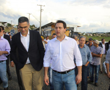 Governador Carlos Massa Ratinho Júnior visita a fábrica da Klabin em Ortigueira, na assinatura de convênio com a empresa e a prefeitura do município para a construção da Escola Técnica de Operação Florestal e Agrícola. - Ortigueira, 16/04/2019 - Foto: Jaelson Lucas/ANPr