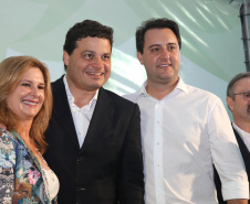 Governador Carlos Massa Ratinho Júnior visita a fábrica da Klabin em Ortigueira, na assinatura de convênio com a empresa e a prefeitura do município para a construção da Escola Técnica de Operação Florestal e Agrícola. - Ortigueira, 16/04/2019 - Foto: Jaelson Lucas/ANPr