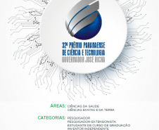 Inscrições para o 32º Prêmio Paranaense de Ciência e Tecnologia seguem abertas até o mês de maio