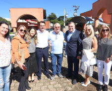 O governador Carlos Massa Ratinho Junior e o ministro da Cidadania, Osmar Terra, lançam o programa Criança Feliz . Curitiba, 18/04/2019 - Foto: Rodrigo Felix Leal/ANPr