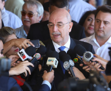 O governador Carlos Massa Ratinho Junior e o ministro da Cidadania, Osmar Terra, lançam o programa Criança Feliz . Curitiba, 18/04/2019 - Foto: Rodrigo Felix Leal/ANPr