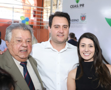 O governador Carlos Massa Ratinho Junior e o ministro da Cidadania, Osmar Terra, lançam o programa Criança Feliz . Curitiba, 18/04/2019 - Foto: Rodrigo Felix Leal/ANPr