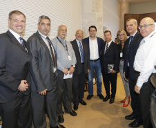 Governador Carlos Massa Ratinho Júnior durante reunião com a equipe de governo.Curitiba, 07-05-19.Foto: Arnaldo Alves / ANPr.