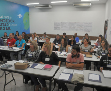 Fomento Paraná prepara nova turma de agentes de crédito A fase presencial do treinamento acontece nas instalações do Centro de Capacitação do Sebrae-PR em Curitiba. Foto: Divulgação/Fomento Paraná