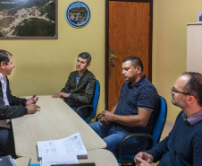 O presidente da Comec Gilson Santos, acompanhado de uma equipe de diretores e técnicos, visitou os municípios de Tunas do Paraná, Cerro Azul e Doutor Ulysses. 24/05/2019
 Foto: Maurilio Cheli

