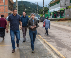 O presidente da Comec Gilson Santos, acompanhado de uma equipe de diretores e técnicos, visitou os municípios de Tunas do Paraná, Cerro Azul e Doutor Ulysses. 24/05/2019
 Foto: Maurilio Cheli