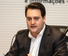Governador Carlos Massa Ratinho Júnior, durante reunião com a equipe de governo. - Curitiba, 29/05/2019 -Foto: Geraldo Bubniak/ANPr