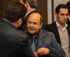 Governador Carlos Massa Ratinho Júnior, durante reunião com a equipe de governo. - Curitiba, 29/05/2019 -Foto: Geraldo Bubniak/ANPr