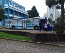 EcoExpresso atenderá mais de 20 escolas em São Mateus do Sul . Foto: Sanepar