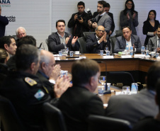 Governador Carlos Massa Ratinho Junior coordena reunião com a equipe de Governo  -  Curitiba, 04/06/2019  -  Foto: José Fernando Ogura/ANPr