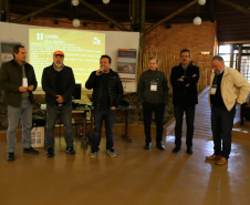 A Companhia de Energia Elétrica (Copel) promoveu nesta quinta-feira (06), emparceria com Secretaria de Estado do Desenvolvimento Sustentável e doTurismo e o Instituto Ambiental do Paraná (IAP), o Workshop de Gestão deBordas de Reservatório, realizado no Centro de Eventos de Faxinal do Céu, nomunicípio de Pinhão.  Faxinal do Céu, 06/06/2019  -  Foto: Valdemir Daniel Cavalheiro / Copel