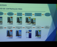 A Secretaria de Estado do Desenvolvimento Urbano e Obras Públicas do Paraná (SEDU) deu início nesta quinta-feira (6) ao processo de unificação de procedimentos para a aplicação do Método BIM (Building Information Modeling , ou Modelagem da Informação da Construção) às obras de edificações realizadas ou viabilizadas por todas as instituições, empresas e órgãos estaduais. Foto: Divulgação/SEDU