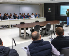Comec realiza encontro com prefeituras da Região Metropolitana de Curitiba, para esclarecer dúvidas em processos de Planejamento Urbano.
1/06/2019
Foto: Maurilio Cheli