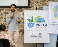 Monitoramento ambiental portuário é tema de debate em Paranaguá. Foto: Claudio Neves/APPA