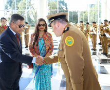 Governador Carlos Massa Ratinho Jr recebe visita do embaixador de Bangladesh Zulfiqar Rahman. -  Curitiba,17/06/2019 Foto:Jaelson Lucas / ANPr