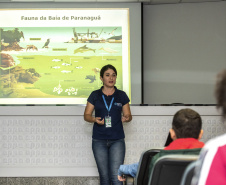 Após vencer concurso interno entre as funcionárias da empresa Portos do Paraná, a bióloga Jaqueline Dittrich participa de um curso de Gestão Portuária exclusivo para Mulheres, em Le Havre  -  Paranaguá, 14/06/2019  -  Foto: Cláudio Neves/Portos do Paraná