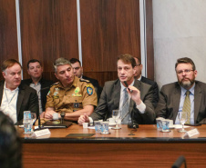 Governador Carlos Massa Ratinho Junior coordena reunião com a equipe de governo.  -  Curitiba, 25/06/2019  -  Foto: Valdelino Alves Pontes