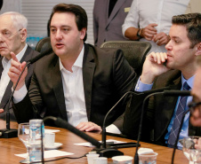 Governador Carlos Massa Ratinho Junior coordena reunião com a equipe de governo.  -  Curitiba, 25/06/2019  -  Foto: Valdelino Alves Pontes