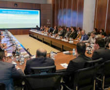 Governador Carlos Massa Ratinho Junior coordena reunião com a equipe de governo.  -  Curitiba, 25/06/2019  -  Foto: Valdelino Alves Pontes