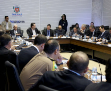 Governador Carlos Massa Ratinho Junior coordena reunião com a equipe de governo.  -  Curitiba, 25/06/2019  -  Foto: Jaelson Lucas/ANPr