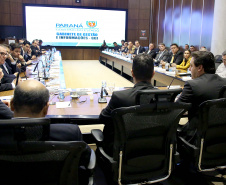 Governador Carlos Massa Ratinho Junior coordena reunião com a equipe de governo.  -  Curitiba, 25/06/2019  -  Foto: Jaelson Lucas/ANPr