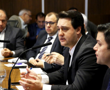 Governador Carlos Massa Ratinho Junior coordena reunião com a equipe de governo.  -  Curitiba, 25/06/2019  -  Foto: Jaelson Lucas/ANPr