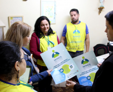 Os veículos especialmente destinados para o transporte de crianças, a condução coletiva de escolares, vans e ônibus foram inspecionados, nesta quarta-feira (26), em nova ação integrada da Força-Tarefa Infância Segura da Secretaria da Justiça, Família e Trabalho do Governo do Paraná.  -  Curitiba, 26/06/2019  -  Foto: Divulgação SEJUF