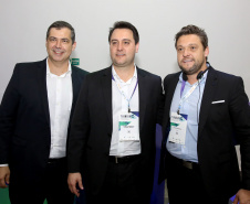 O governador Carlos Massa Ratinho Junior lançou nesta quinta-feira (27), em Foz do Iguaçu, durante o fórum internacional de inovação ThinkinG, o Paraná Inteligência Artificial (PIÁ). É o primeiro programa de inteligência artificial do Brasil focado na prestação de serviços à população. Foto: Jaelson Lucas/ANPr