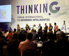 Fórum Internacional de Inovação ThinkinG.  -  Foz do Iguaçu, 28/06/2019  -  Foto: Jaelson Lucas/ANPr