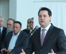 Governador Carlos Massa Ratinho Junior durante coletiva de imprensa  -  Curitiba, 03/07/2019  -  Foto: Rodrigo Félix Leal/ANPr