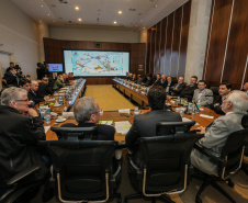 O governador Carlos Massa Ratinho Junior recebe  a  diretoria da Ocepar - Organização das Cooperativas do Estado do Paraná para celebrar o Dia Internacional do Cooperativismo. Curitiba, 02/07/2019 -  Foto: Geraldo Bubniak/ANPr