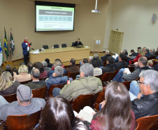 Os próximos 10 anos projetam avanços na agropecuária brasileira e paranaense consolidando o Brasil como grande fornecedor de alimentos para o mundo.  A projeção é do especialista da Secretaria de Política Agrícola do Ministério da Agricultura, José Garcia Gasques, que esteve em Curitiba nesta quarta-feira (17) para falar sobre as projeções para o setor agropecuário brasileiro para os próximos 10 anos. Foto: Divulgação/SEAB