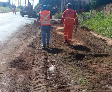 Trecho da PR-542 terá serviços de conservação retomados. Foto:DER