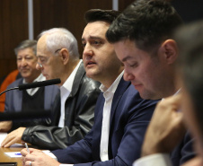 Governador Carlos Massa Ratinho Junior durante reunião com a equipe de governo. Curitiba, 23/07/2019. Foto: Jaelson Lucas