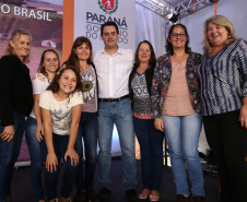 A primeira usina do Brasil de produção de biogás a partir do tratamento dos dejetos de suínos começou a funcionar no Paraná nesta quarta-feira (24), em Entre Rios do Oeste, na Região Oeste do Estado. O governador Carlos Massa Ratinho Junior inaugurou a unidade geradora cuja capacidade total é de 480 KW, transformando por dia 215 toneladas de um agente poluidor em energia limpa. Foto: José fernando Ogura/ANPr