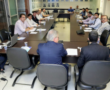 Tomaram posse nesta semana os novos membros do Conselho de Administração dos Portos do Paraná (Consad). O colegiado é responsável pela orientação geral dos negócios da empresa pública e composto por cinco integrantes. Foto: Claudio Neves/Portos do Paraná