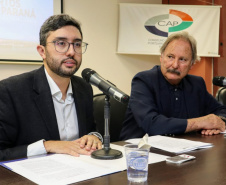 Tomaram posse nesta semana os novos membros do Conselho de Administração dos Portos do Paraná (Consad). O colegiado é responsável pela orientação geral dos negócios da empresa pública e composto por cinco integrantes. Foto: Claudio Neves/Portos do Paraná