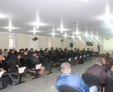 
Escola Segura e Patrulha Escolar são temas de formação com policiais militares. Doto: PMPR