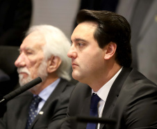 Governador Carlos Massa Ratinho Junior, participa da reunião com os secretários.Curitiba, 30-07-19.Foto: Arnaldo Alves / ANPr.