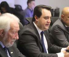 Governador Carlos Massa Ratinho Junior, participa da reunião com os secretários.Curitiba, 30-07-19.Foto: Arnaldo Alves / ANPr.