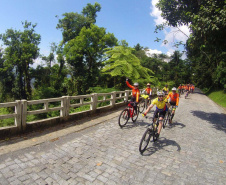 Cicloturismo nas atividades dos Jogos de Aventura e Natureza. Foto:Ivan Mendes/ Divulgação/COMEC