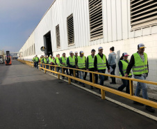 Na quarta-feira (7), começou a série de visitas técnicas na fábrica da New Holland e capacitação dos novos técnicos do Instituto Paranaense de Assistência Técnica e Extensão Rural (Emater), com palestrantes da Embrapa, Emater e Secretaria de Estado da Agricultura e do Abastecimento.