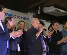 O governador Carlos Massa Ratinho Junior autorizou nesta quinta-feira (8), em Pato Branco, o repasse de R$ 20 milhões para a construção do novo prédio da prefeitura da cidade. O convênio prevê R$ 6 milhões de contrapartida municipal. 