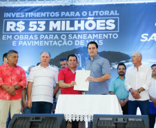Os investimentos do Governo do Estado no Litoral somam R$ 57,5 milhões. O governador Carlos Massa Ratinho Junior esteve neste sábado (10) em Matinhos para a entrega oficial de obras de saneamento que somam R$ 50 milhões.