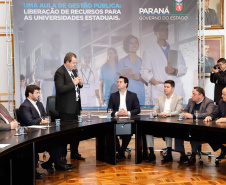 Governador Carlos Massa Ratinho Junior libera suplementação orçamentária para universidades estaduais. Curitiba, 26/08/2019 