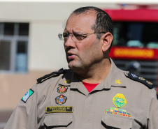 O Governo do Estado do Paraná envia Bombeiros e equipamentos para ajudar no combate aos incêndios na Amazônia. Na foto o Tenente Coronel Manasses.  29/08/2019 -  Foto: Geraldo Bubniak/AEN